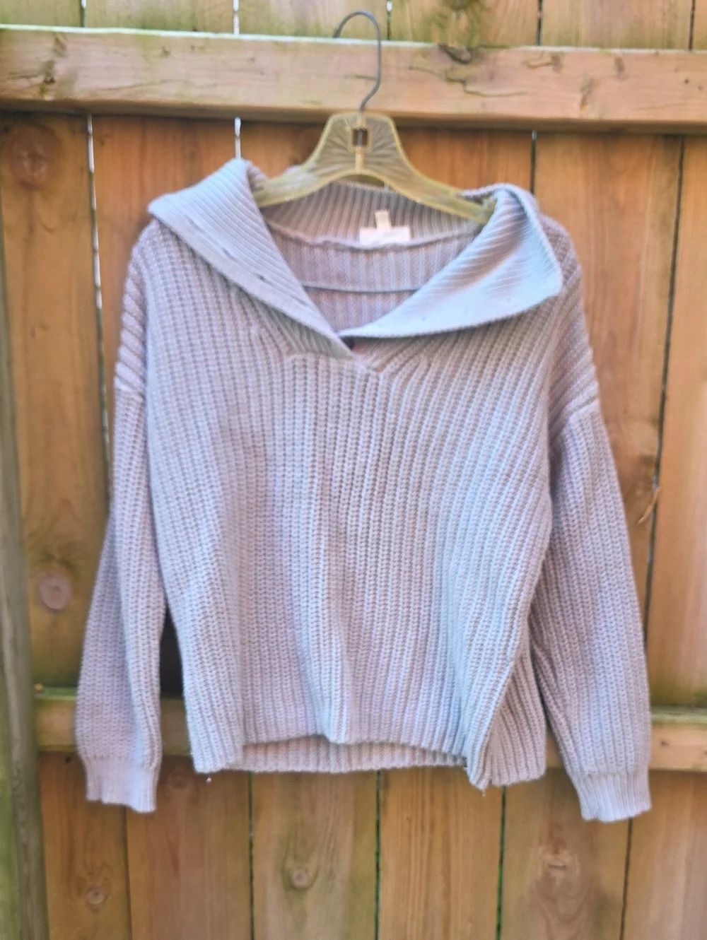 Cozy Rib Knit V-Neck Sweater